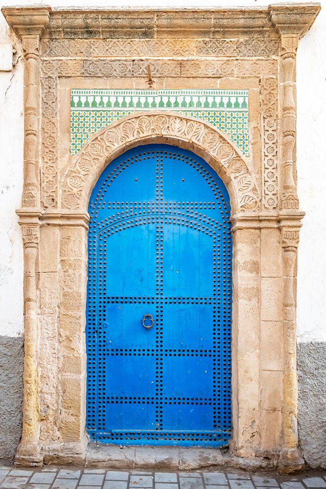 Morocco Blue Door art print by Richard Silver for $57.95 CAD