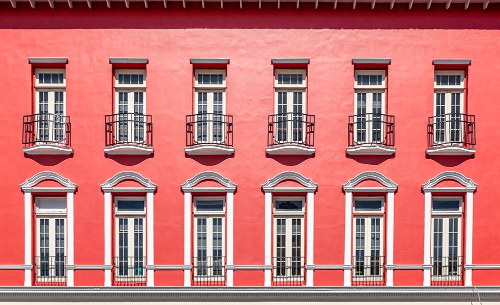 Old San Juan Red Hotel art print by Richard Silver for $57.95 CAD