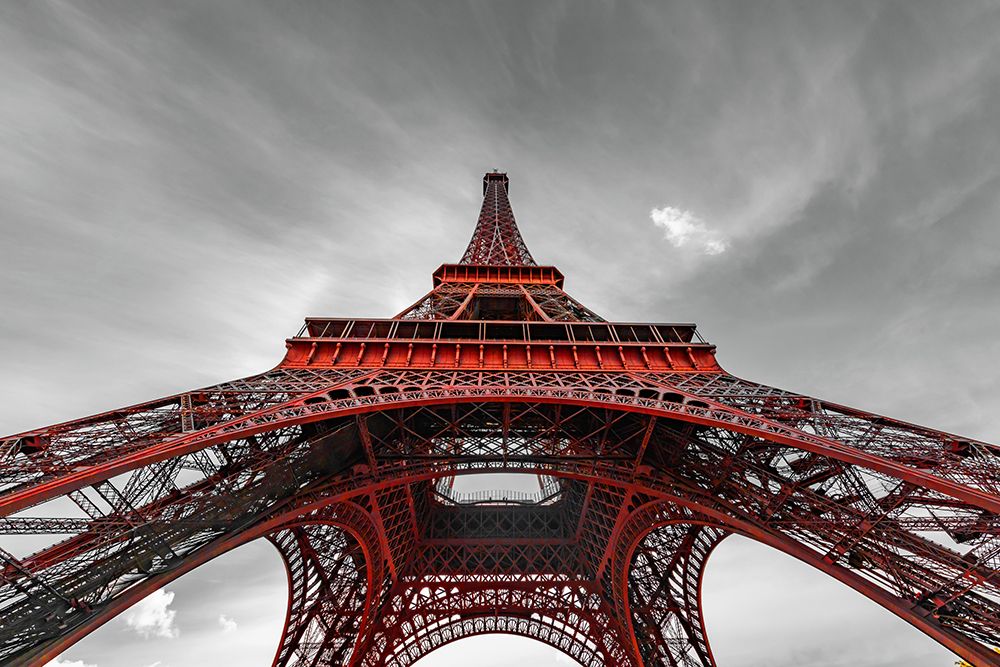 Red Eiffel art print by Richard Silver for $57.95 CAD