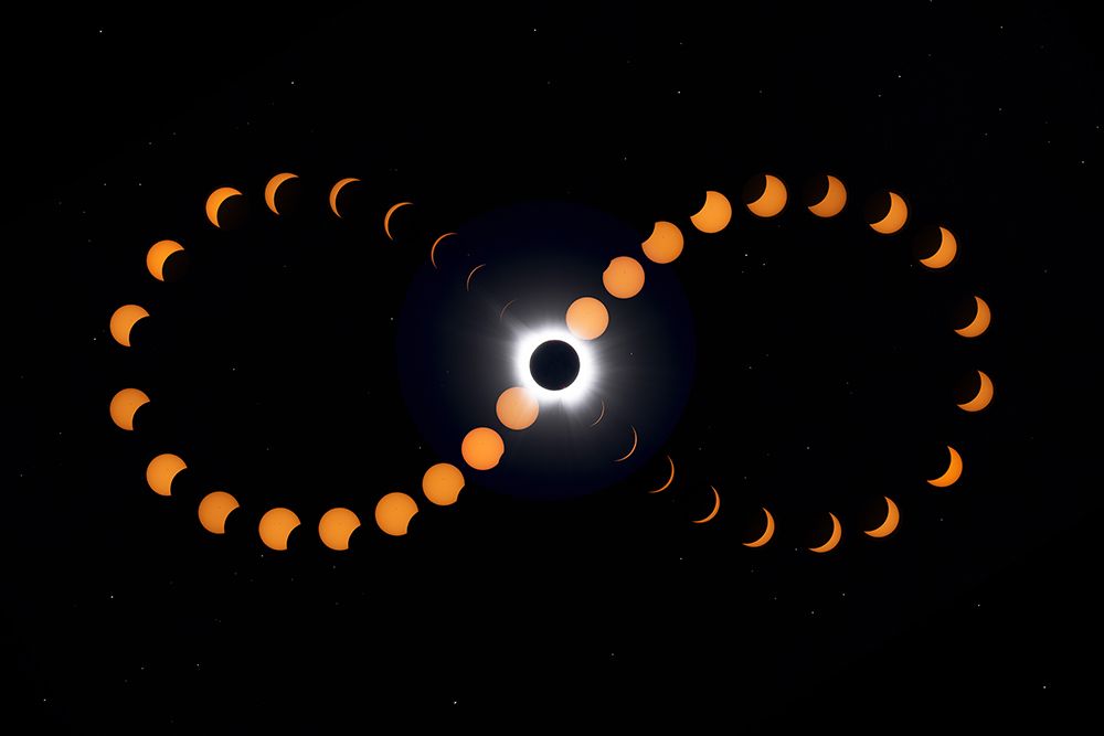 Total Solar Eclipse Infinity art print by Jim Cumming for $57.95 CAD