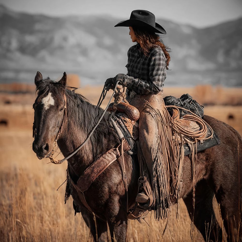 Cowgirl on the Range art print by Artographie West for $57.95 CAD