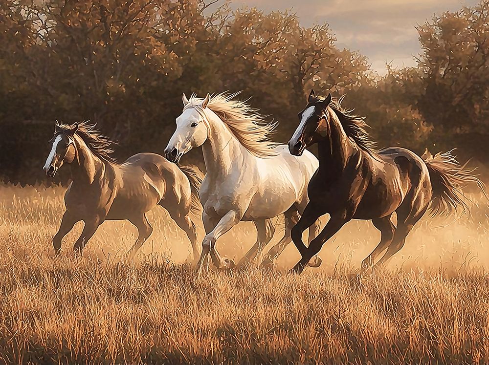 Running Free art print by Artographie West for $57.95 CAD