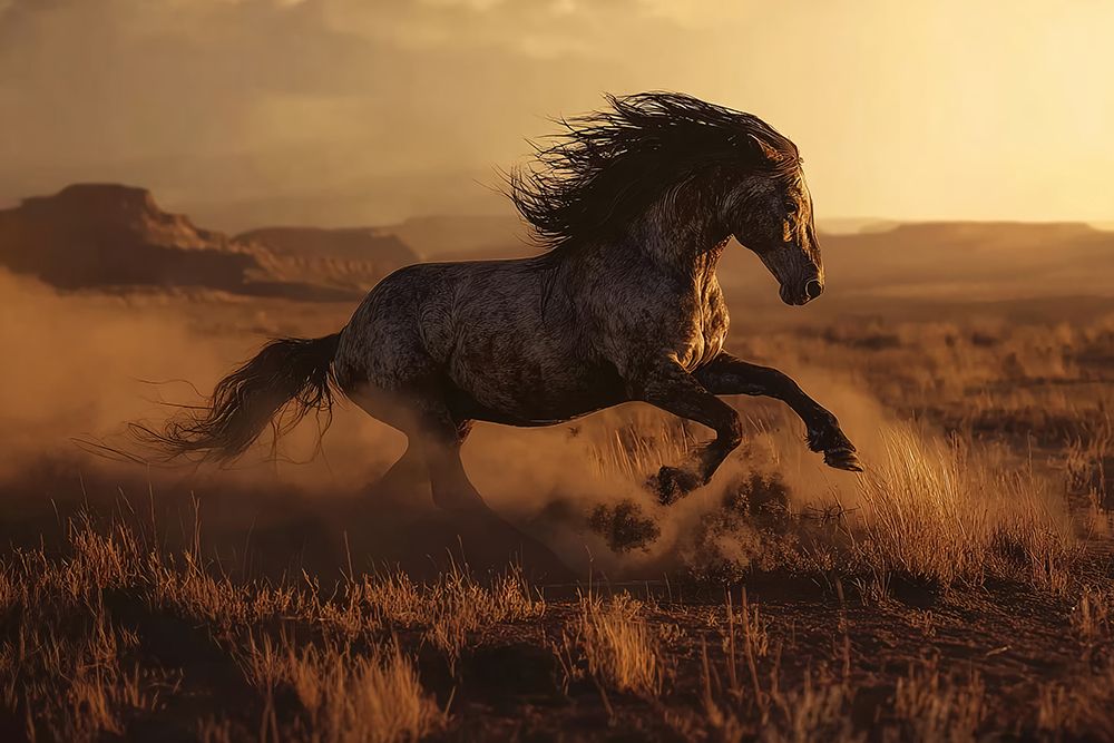 Full Gallop I art print by Artographie West for $57.95 CAD