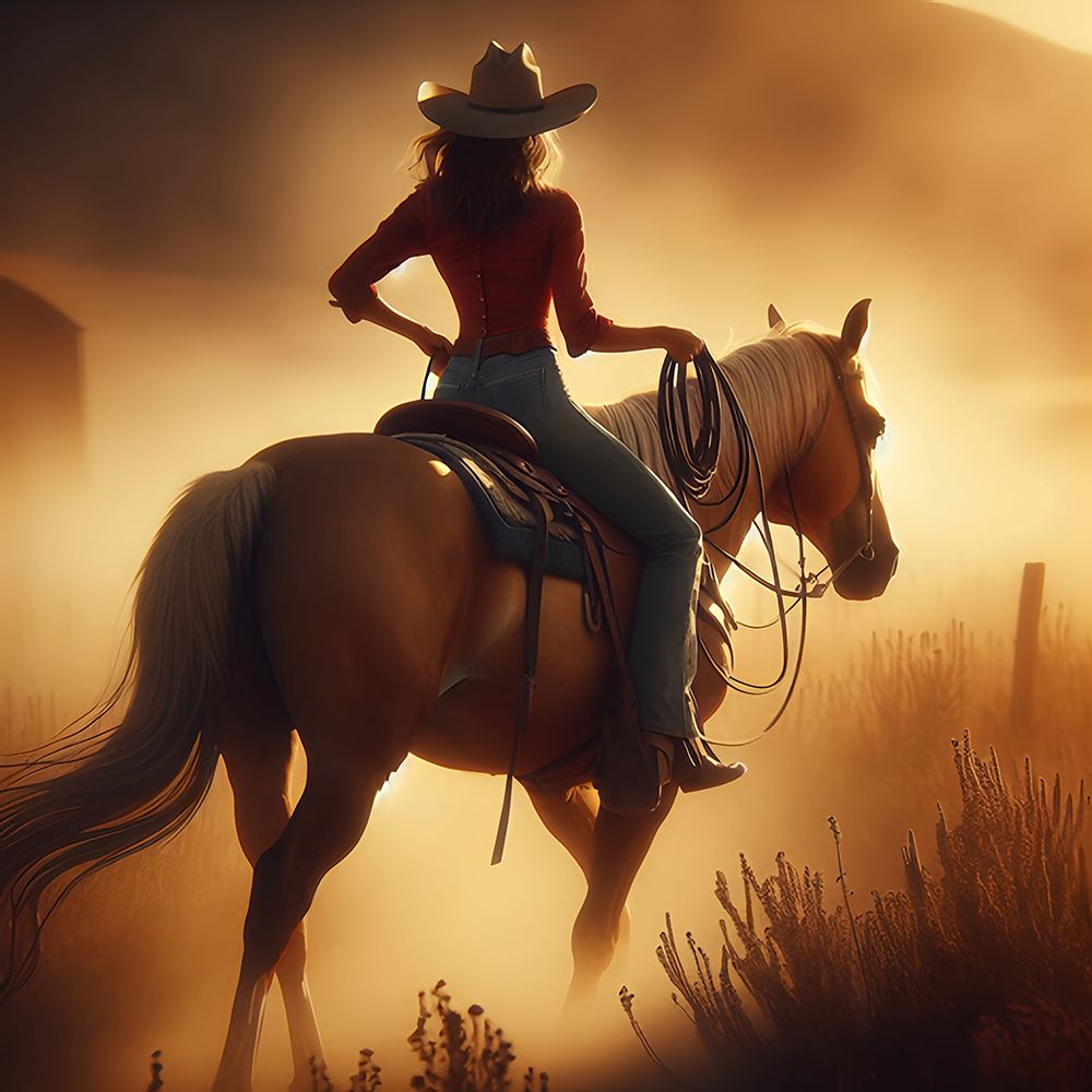 Dusty Ride art print by Artographie West for $57.95 CAD