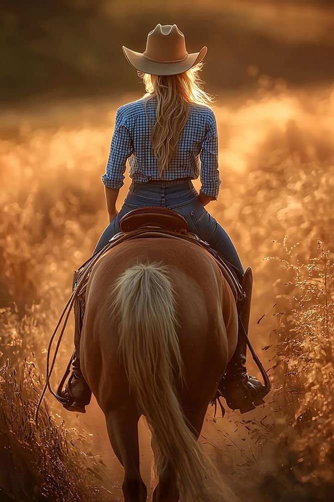 Sunset Ride art print by Artographie West for $57.95 CAD