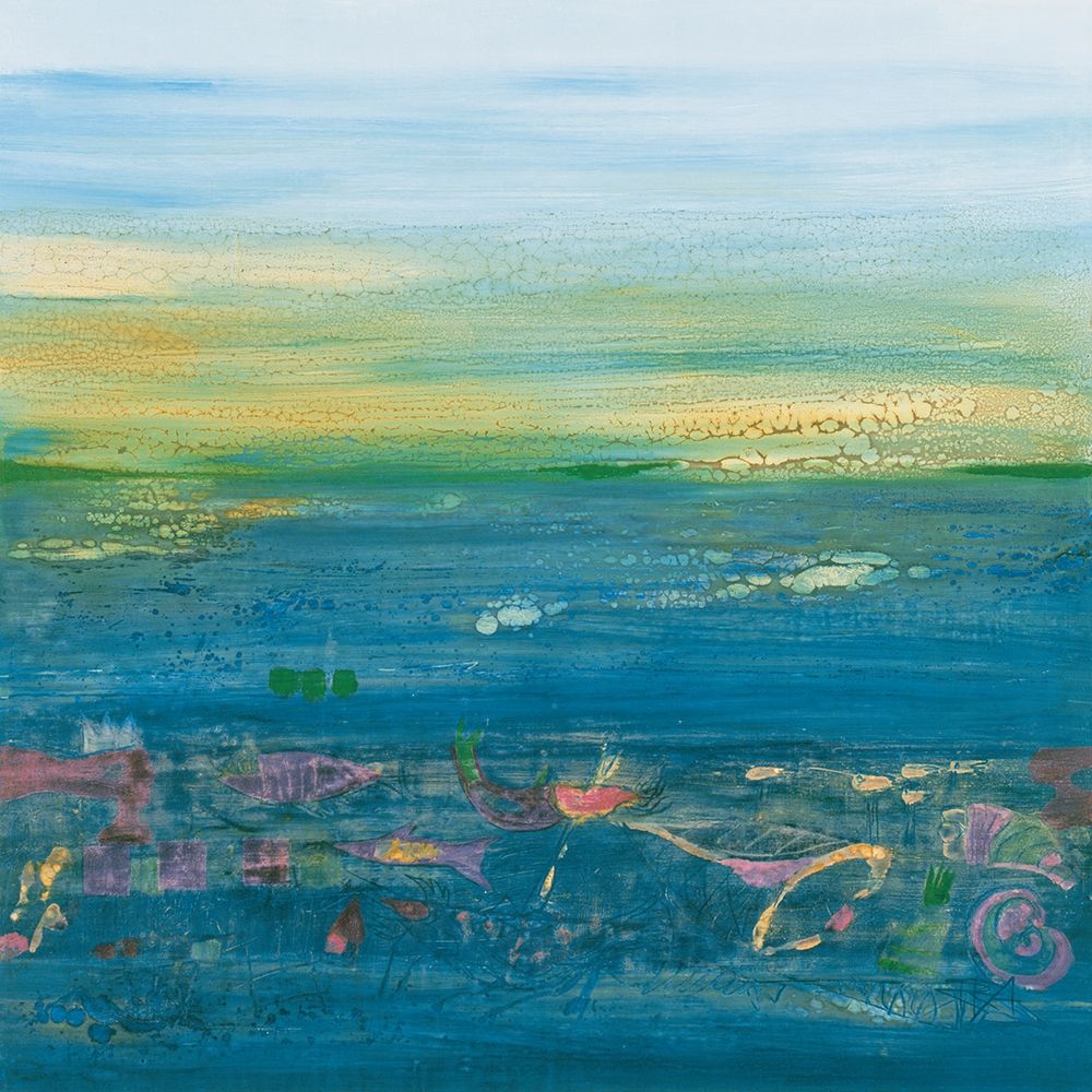 Blue Landscape art print by Rose Richter-Armgart for $57.95 CAD
