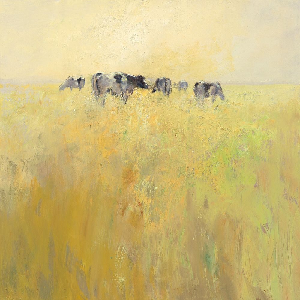 Cows in Spring art print by Jan Groenhart for $57.95 CAD