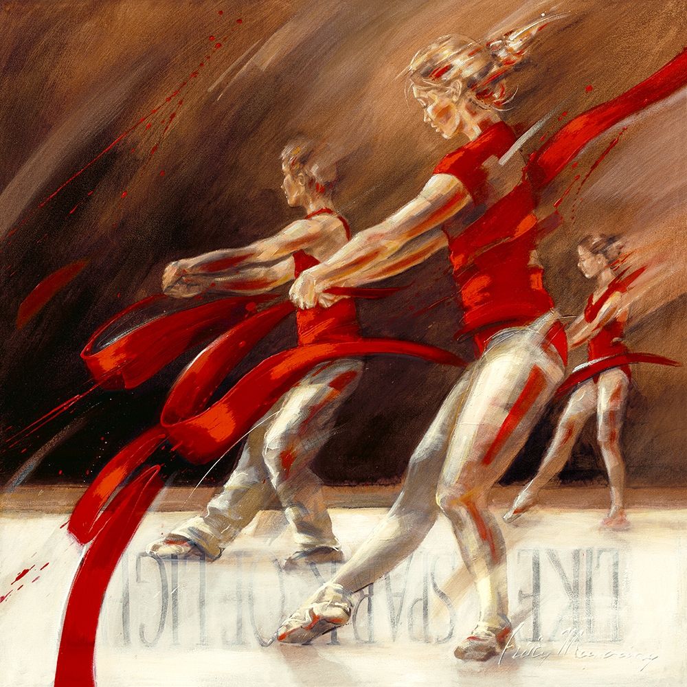Dancing Ribbons art print by Kitty Meijering for $57.95 CAD