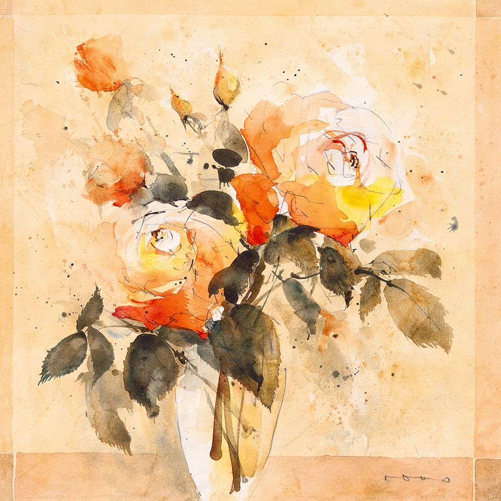 Roses IV art print by ROMO-Rolf Morschhauser for $57.95 CAD