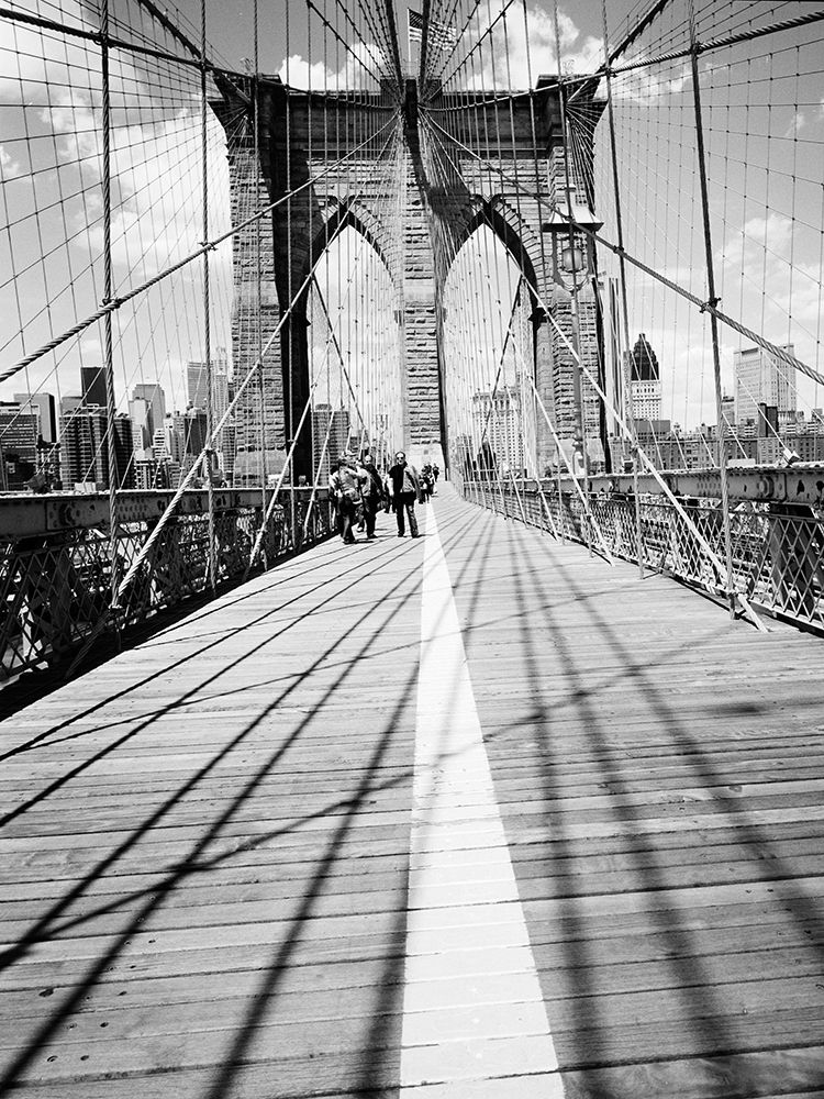 Brooklyn Bridge Tower and Cables #1 art print by Dave Butcher for $57.95 CAD