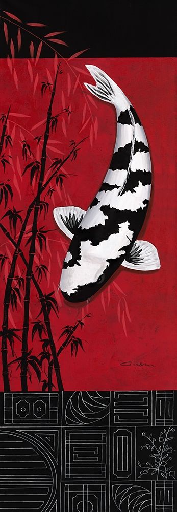 Premium Shiro Utsuri art print by Nicole Gruhn for $57.95 CAD