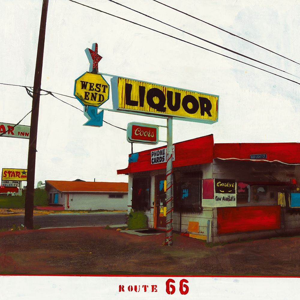 Route 66 - West End Liquor art print by Ayline Olukman for $57.95 CAD