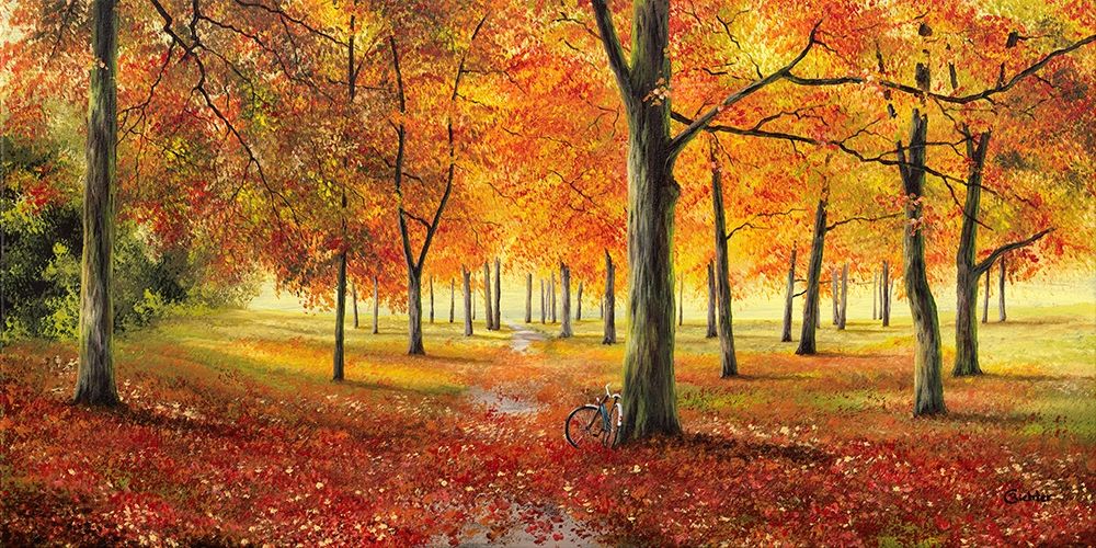 Herbstimpression art print by Cornelia Richter for $57.95 CAD