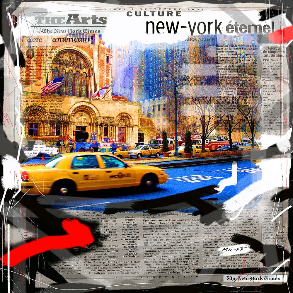 New York Culture art print by MN.FF for $57.95 CAD