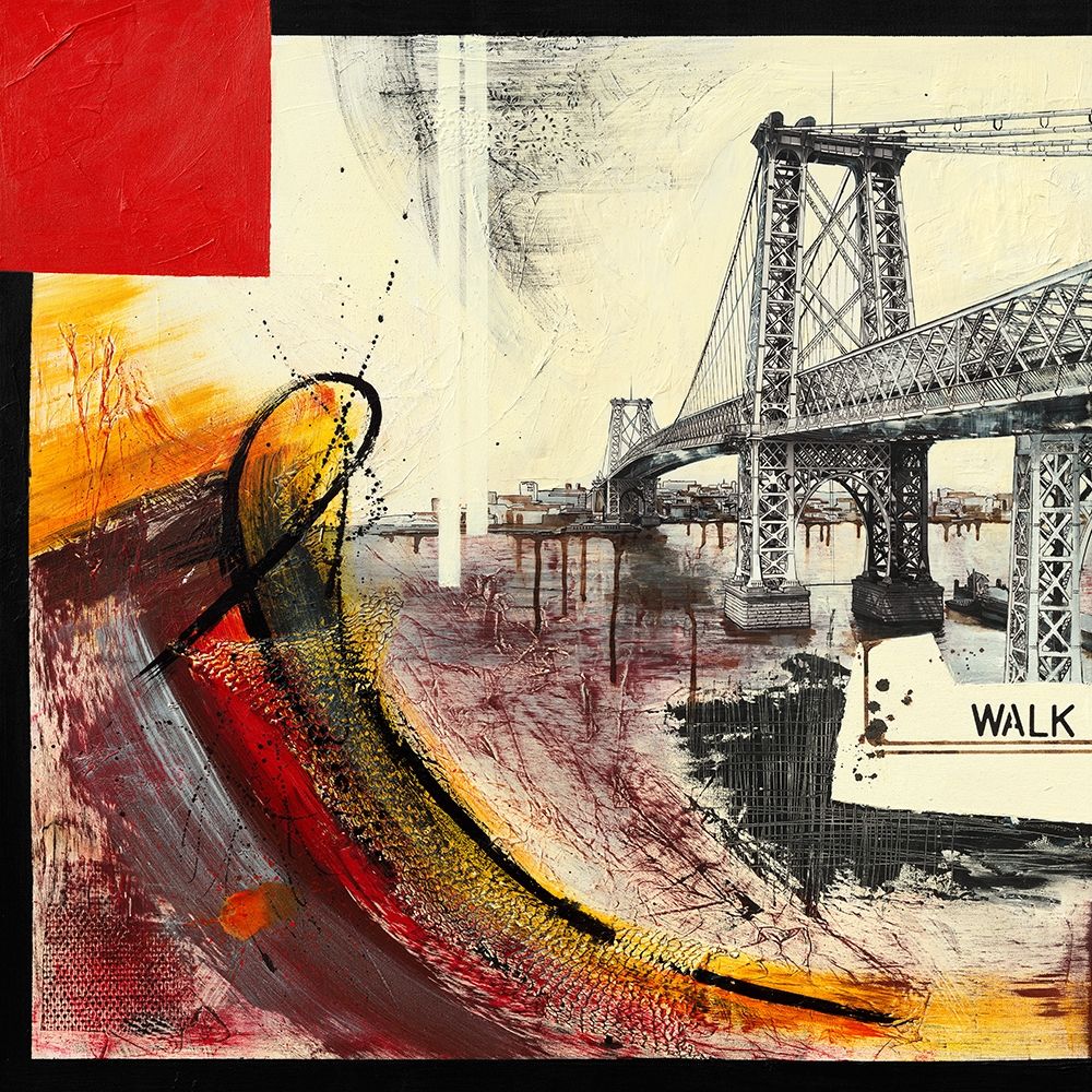 Walk Over East River I art print by Caroline Laffargue for $57.95 CAD