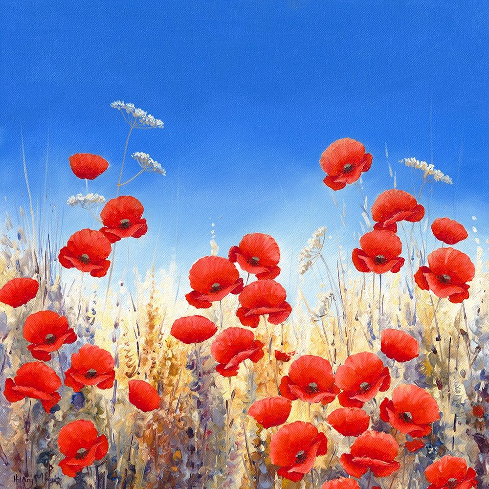 Dancing Poppies art print by Hilary Mayes for $57.95 CAD