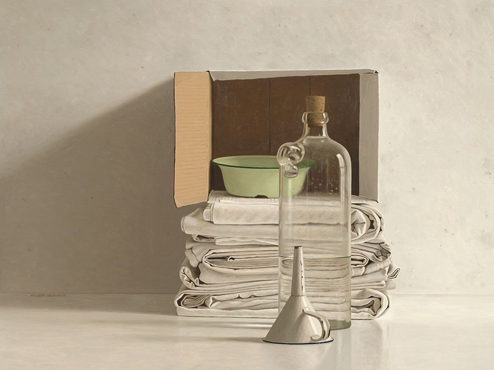 Cloths-Box-Bottle-Bowl and Funnel art print by Willem de Bont for $57.95 CAD
