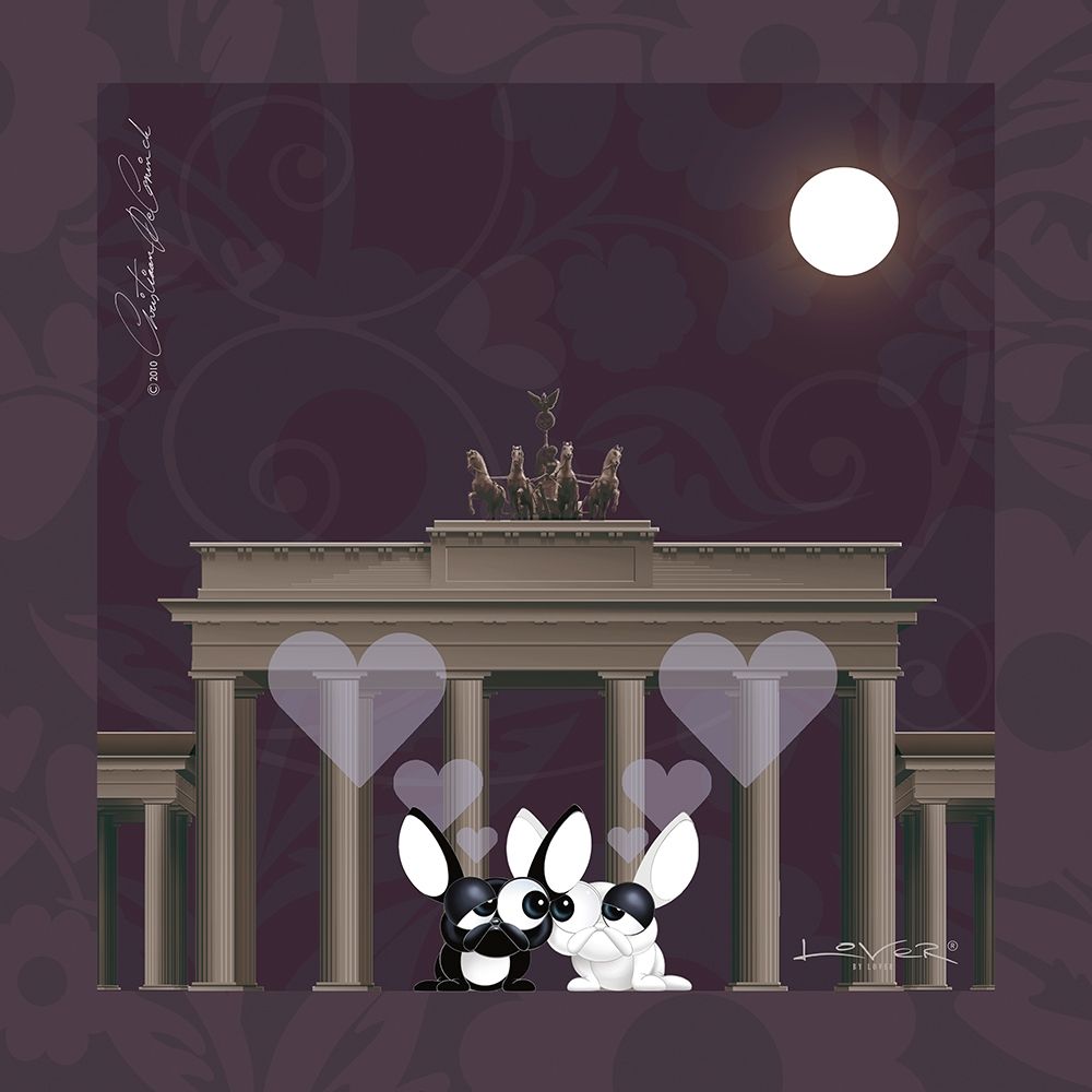 Lover by Lover - Berlin by Night art print by Christiaan De Coninck for $57.95 CAD
