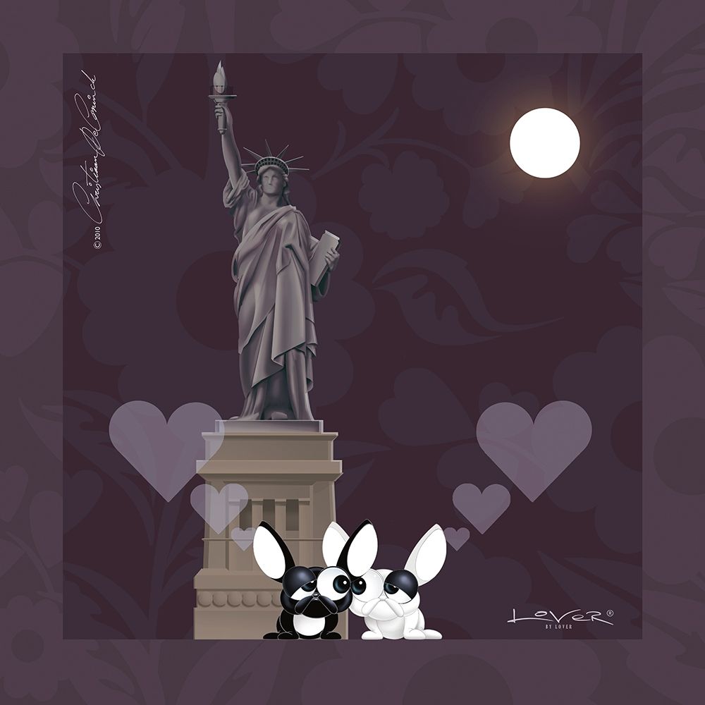 Lover by Lover - New York-With Love art print by Christiaan De Coninck for $57.95 CAD