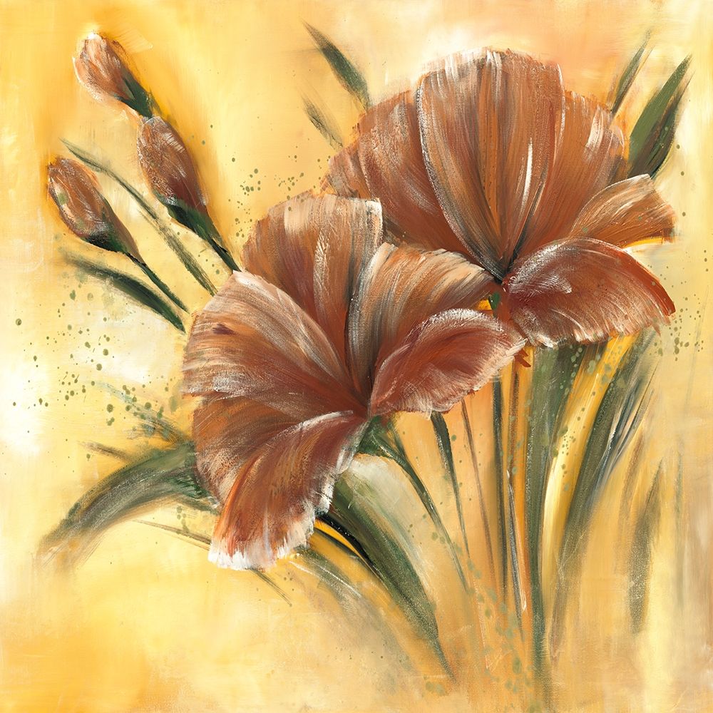 Fleur brune I art print by Isabelle Zacher-Finet for $57.95 CAD