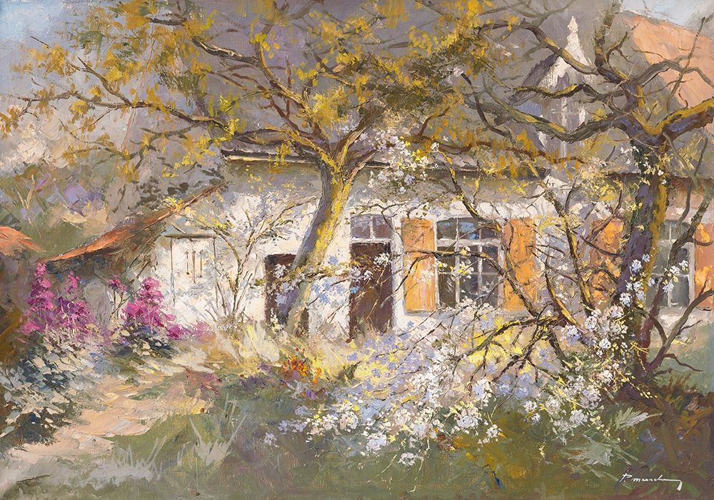 Fleur de cerisier art print by Paul Messely for $57.95 CAD
