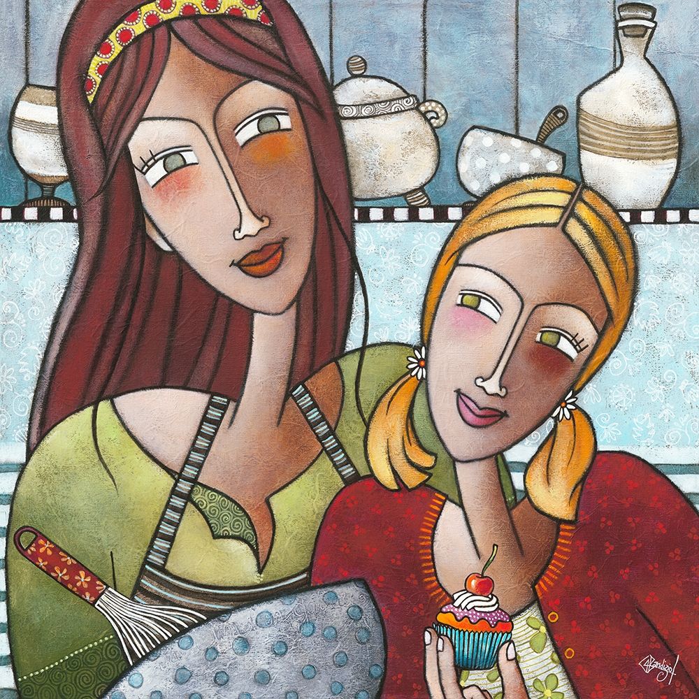 Complicite gourmande art print by Geraldine Bandiziol for $57.95 CAD