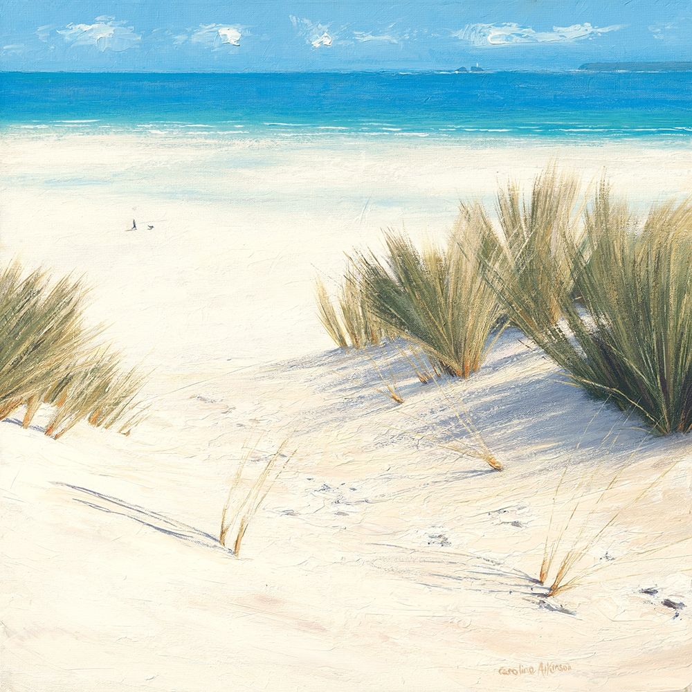 Footprints in the Sand art print by Caroline Atkinson for $57.95 CAD