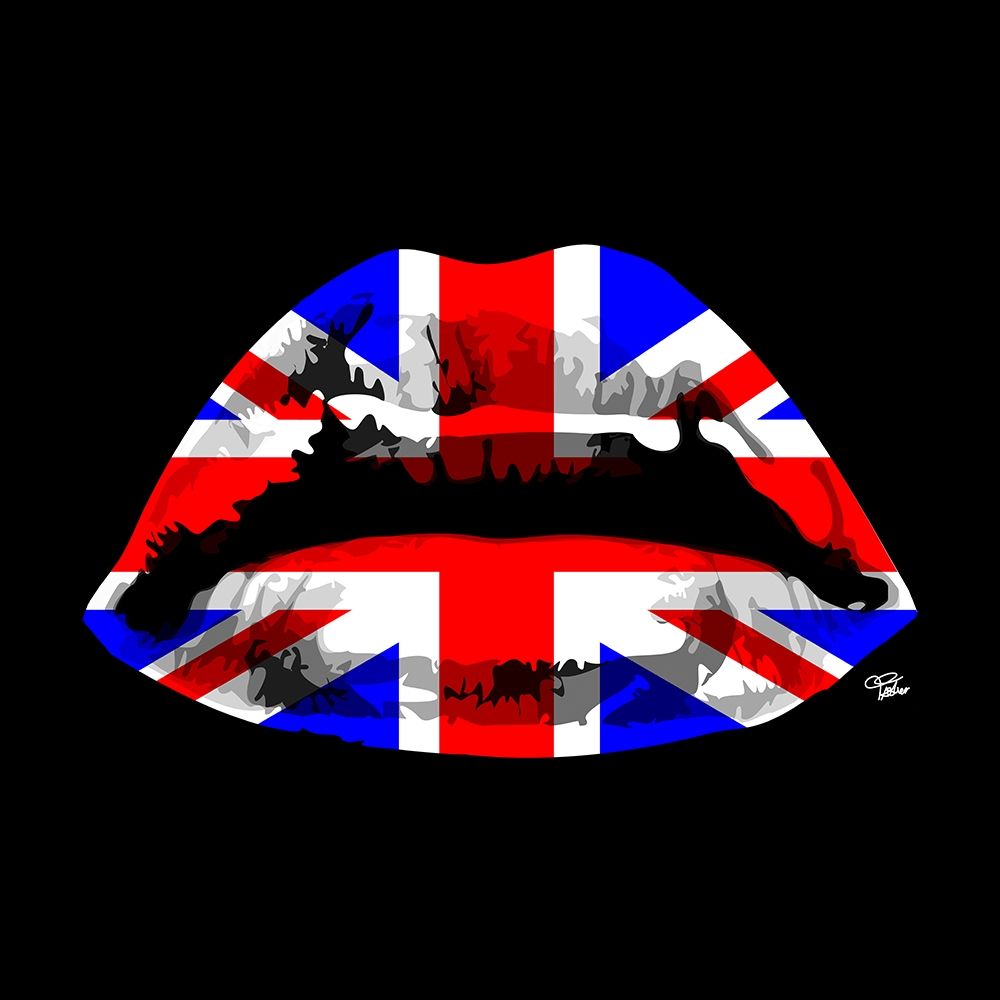 England Kiss art print by Morgan Paslier for $57.95 CAD