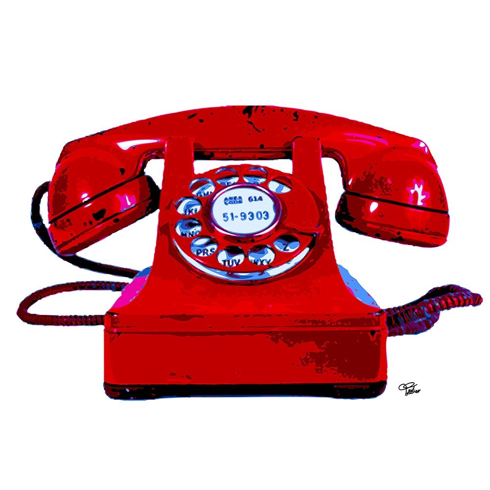 Red Phone art print by Morgan Paslier for $57.95 CAD