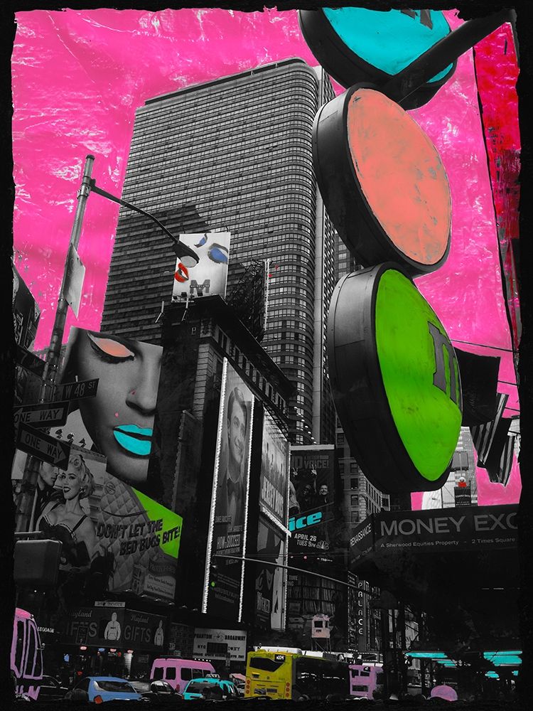 Times Square art print by Riccardo Simonutti for $57.95 CAD