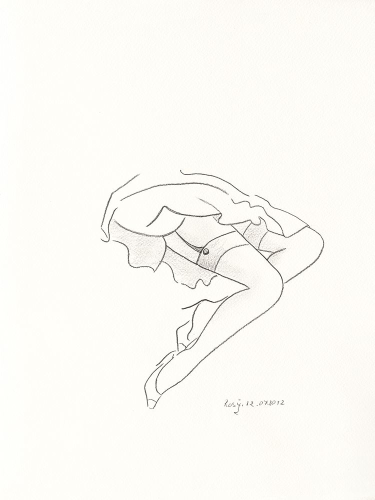 Serie Beine I art print by Rosy Schneider for $57.95 CAD