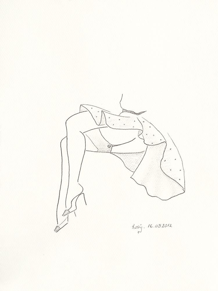 Serie Beine II art print by Rosy Schneider for $57.95 CAD
