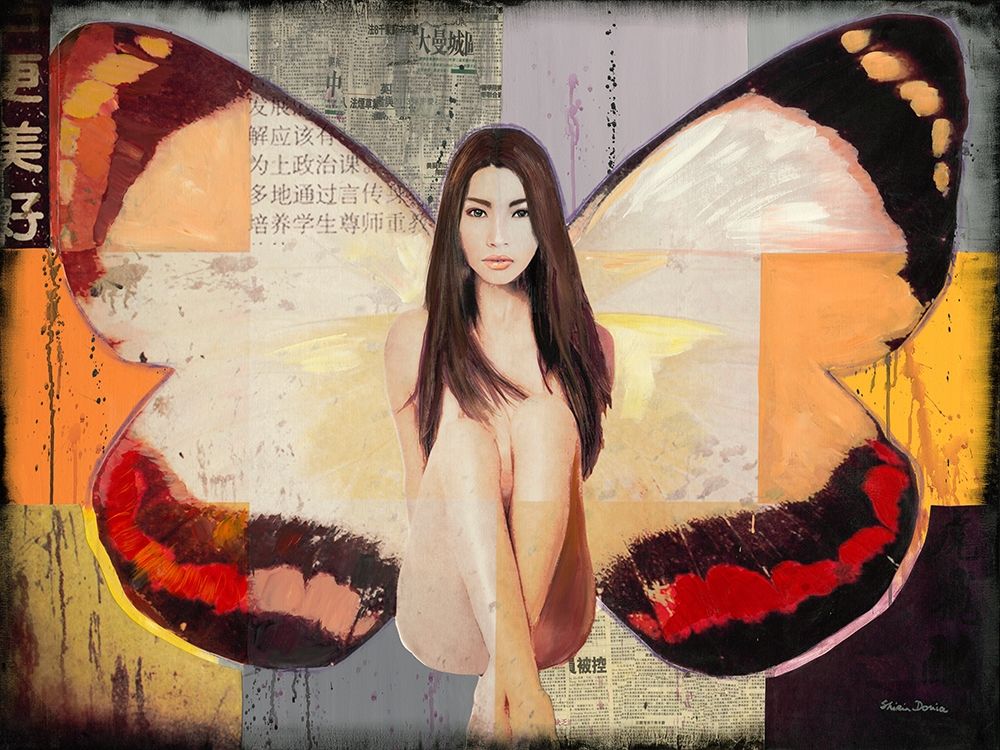 Butterfly I art print by Shirin Donia for $57.95 CAD