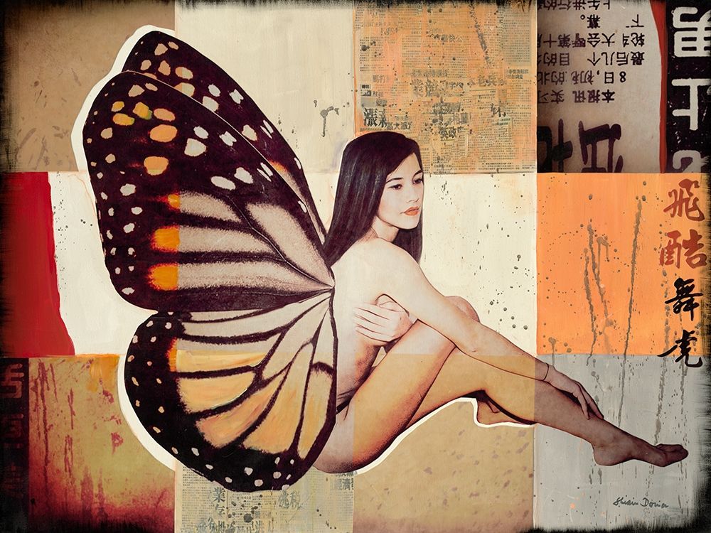 Butterfly II art print by Shirin Donia for $57.95 CAD