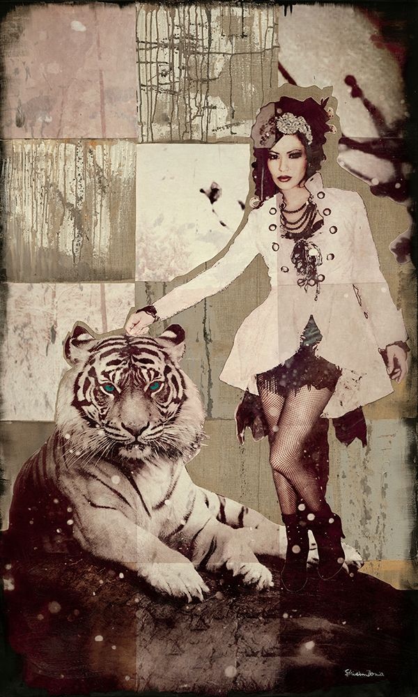 Tigerfrau art print by Shirin Donia for $57.95 CAD