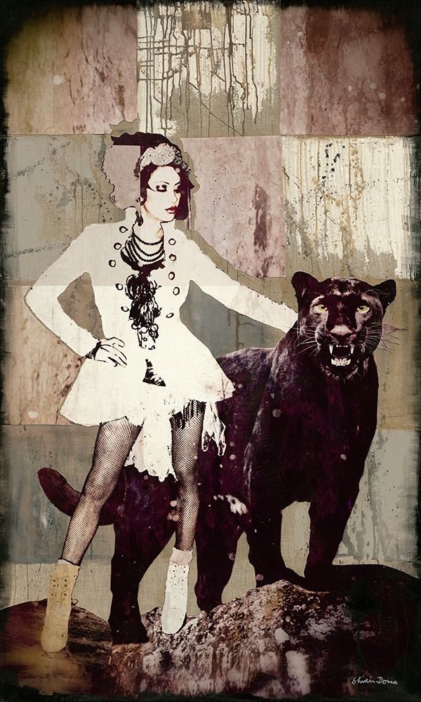 Pantherfrau art print by Shirin Donia for $57.95 CAD