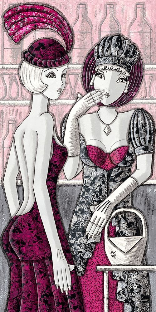 Soiree deguisee art print by MIROTA for $57.95 CAD