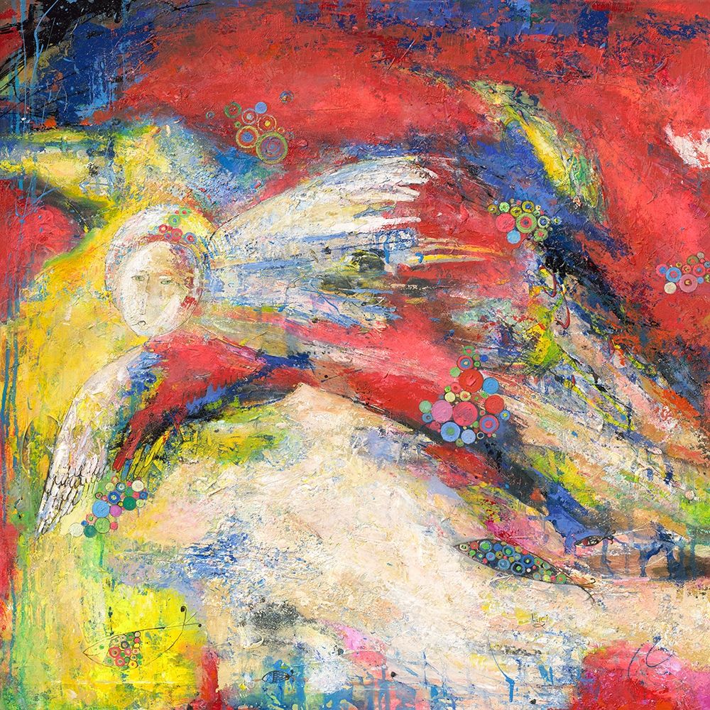 Florentiner Engel art print by Luci for $57.95 CAD
