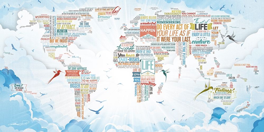 World of Life-In Heaven art print by Mikael D. Design for $57.95 CAD