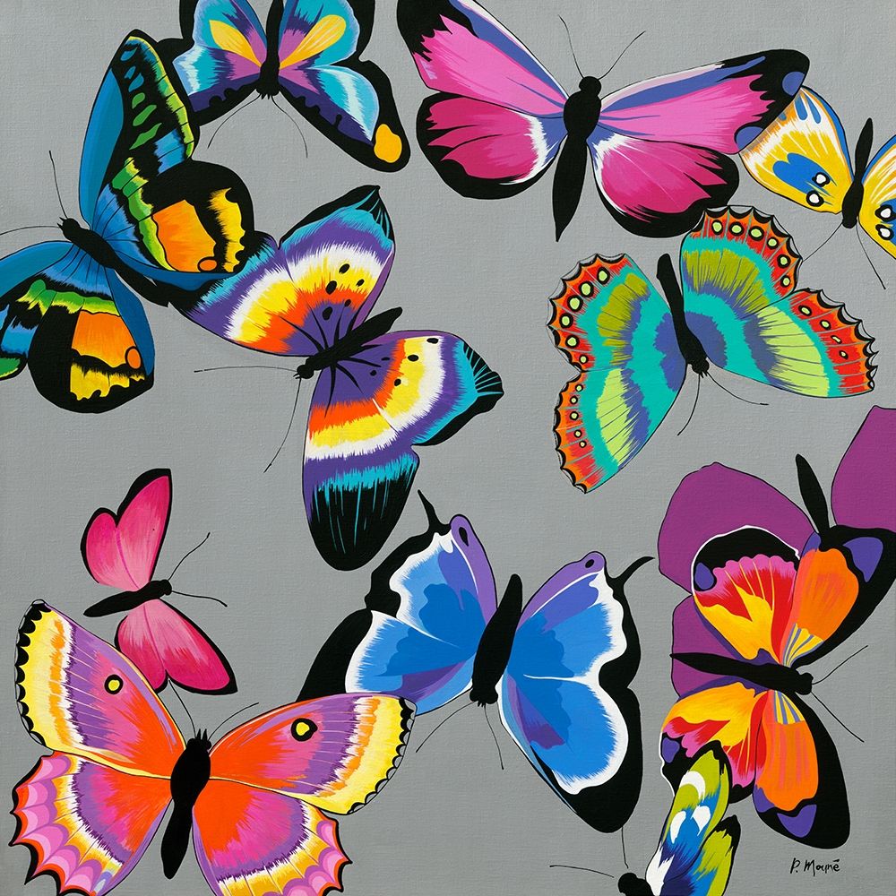 Papillons art print by Pierre Moune for $57.95 CAD