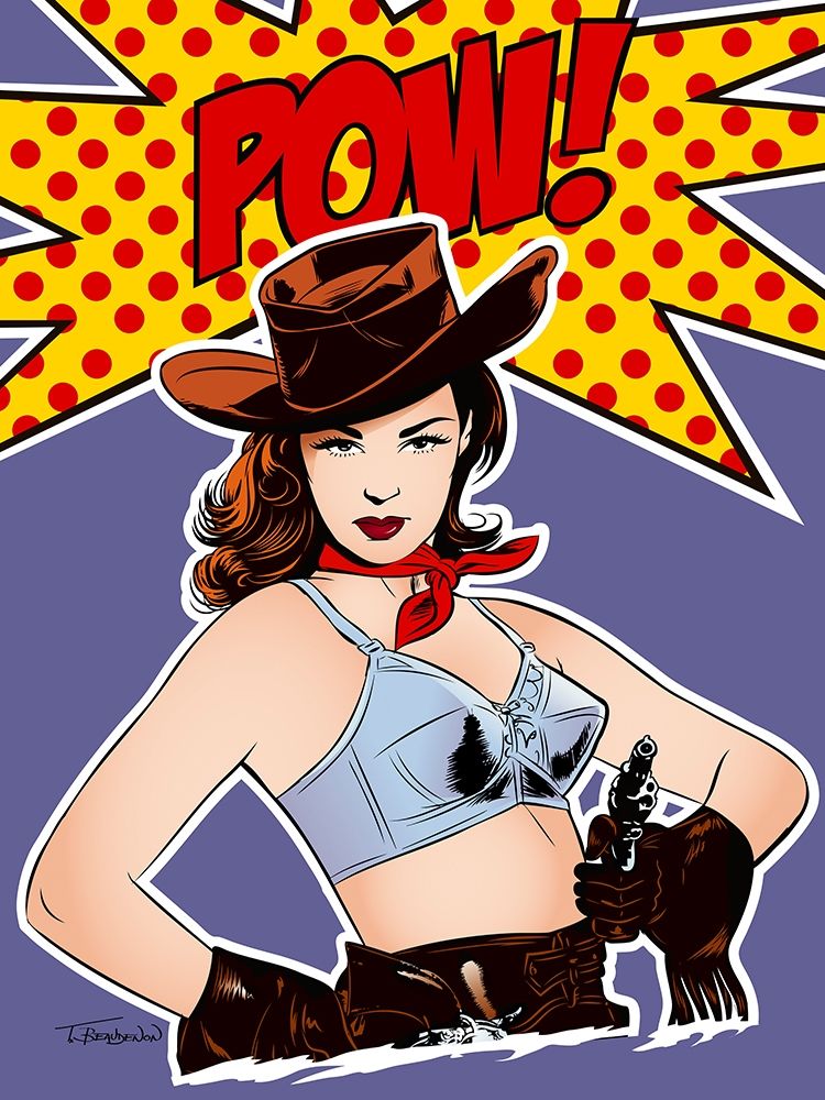 Pow! art print by Thierry Beaudenon for $57.95 CAD