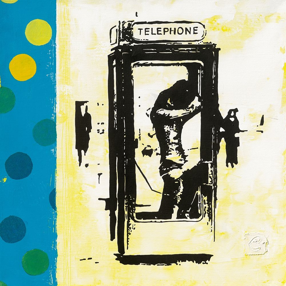 Telephone art print by Chrystelle Gouy for $57.95 CAD