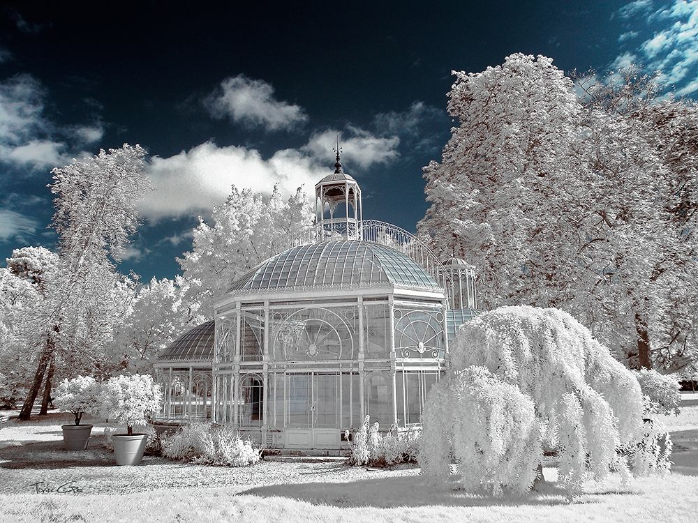 The Glass House by Eiffel-Gradignan - Infrared Photography  art print by Tonee Gee for $57.95 CAD