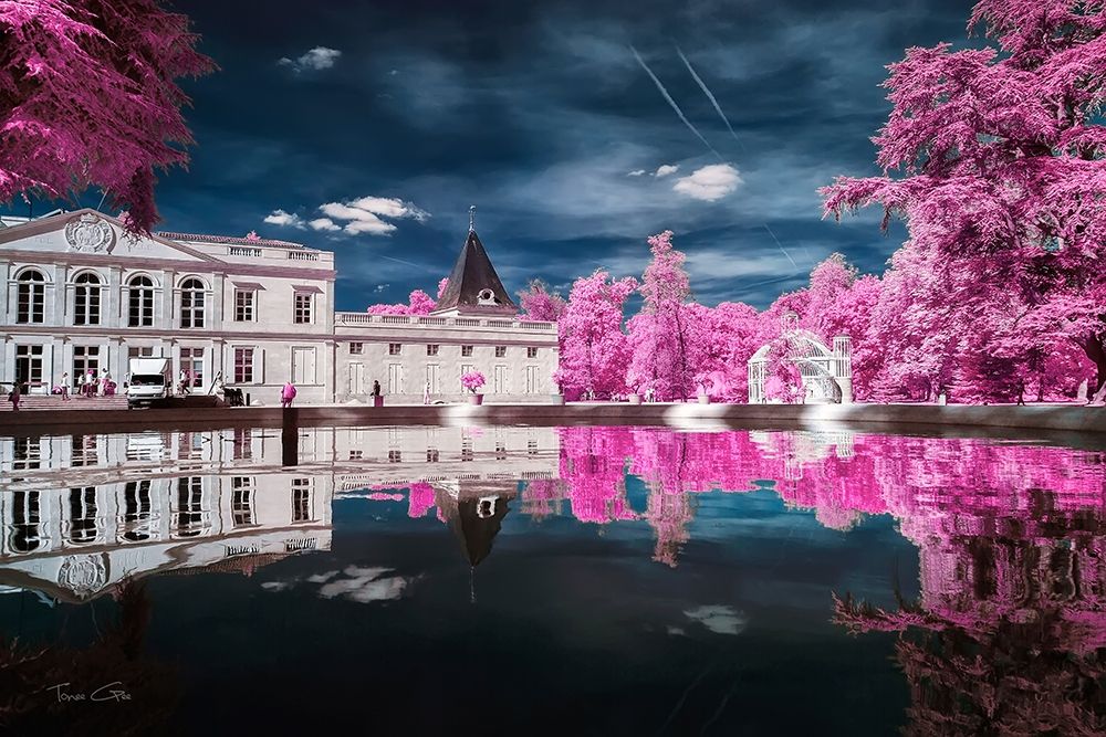 Gradignan s City Hall-France - Infrared Photography  art print by Tonee Gee for $57.95 CAD