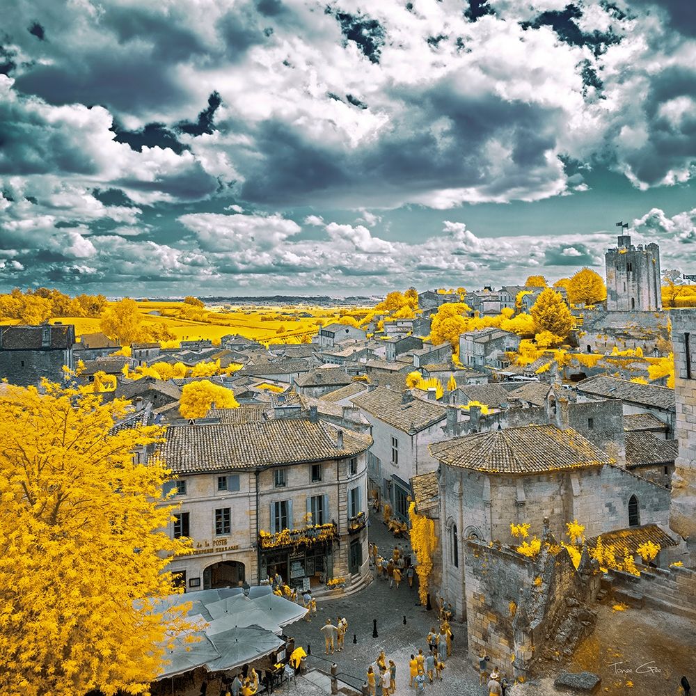 Village of Saint-Emilion - Infrared and UV Photography  art print by Tonee Gee for $57.95 CAD