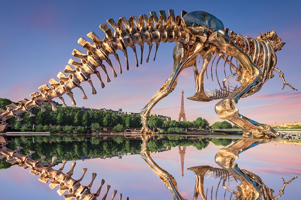 T-Rex art print by Arnaud Bertrande for $57.95 CAD