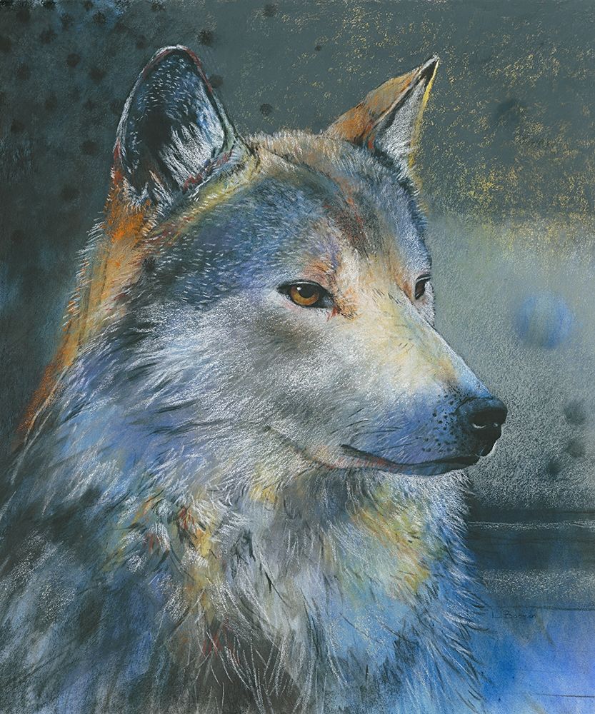 Grauer Wolf art print by Loes Botman for $57.95 CAD