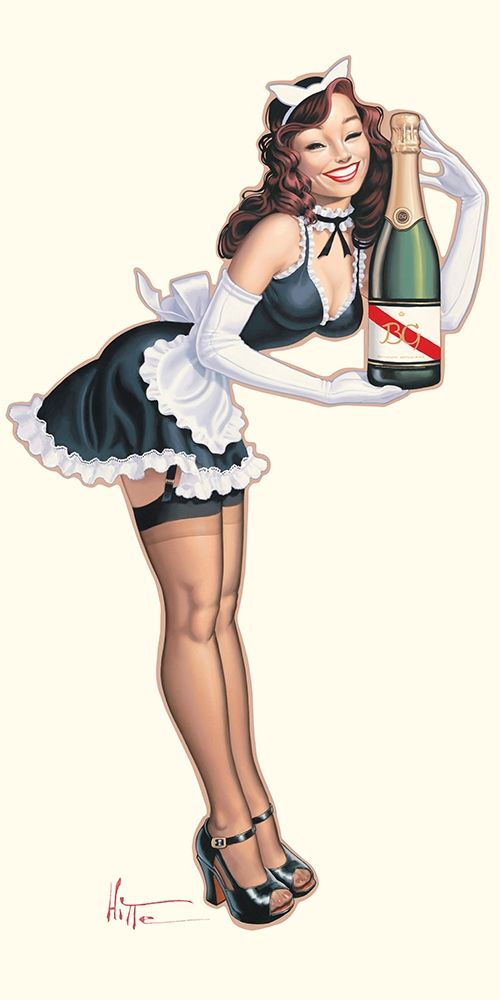 French Maid art print by Patrick Hitte for $57.95 CAD