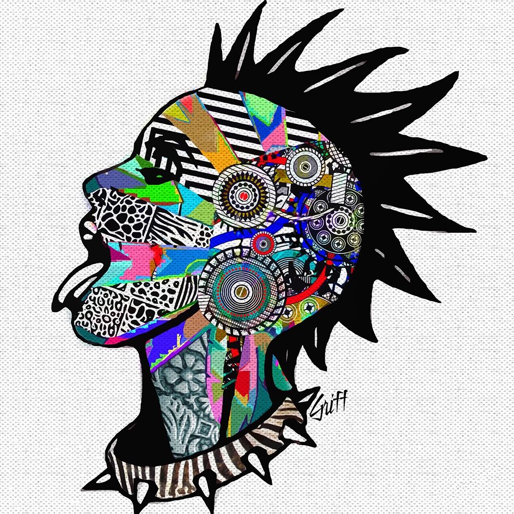 Punky art print by GRIFF for $57.95 CAD
