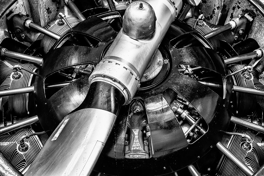 Propellor Engine close up 2 art print by Ronin for $57.95 CAD